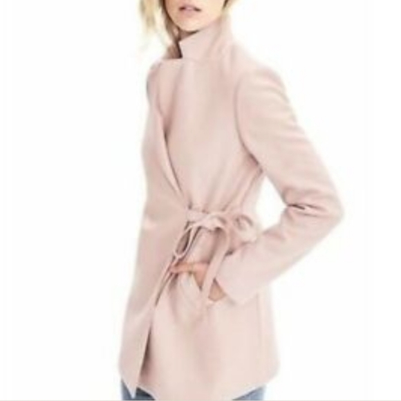 BANANA REPUBLIC Melton Wrap coat. New, unworn. PS - Picture 1 of 9